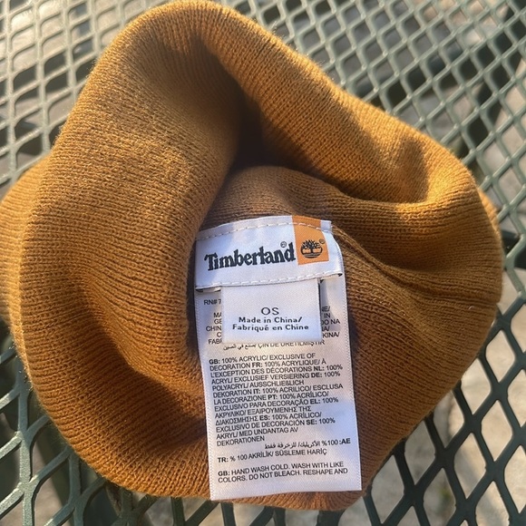 TIMBERLAND BROWN BEANIE HAT: NEW WITH TAGS: ONE SIZE FITS MOST - Picture 8 of 8